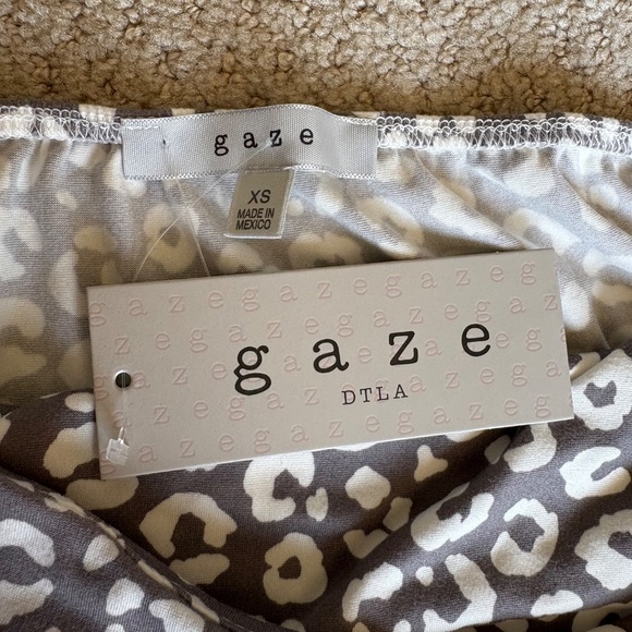 gaze DTLA cami tank top gray white XS - Picture 8 of 9